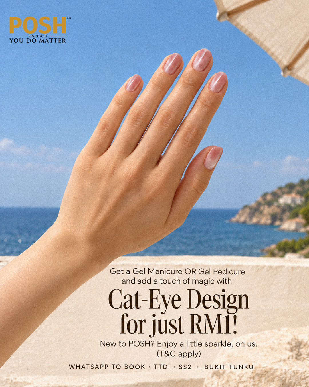 POSH Nail Spa ad RM1-N09, card 1 of 3